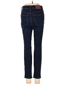Madewell Petite 9" Mid-Rise Skinny Jeans in Larkspur Wash: TENCEL&trade; Denim Edition (view 2)