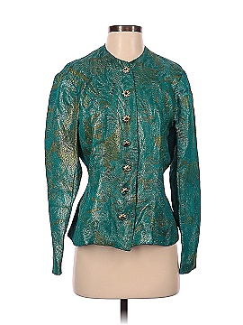 Yves Saint Laurent Rive Gauche Lightweight Jacket With Sun Shape Buttons (view 1)