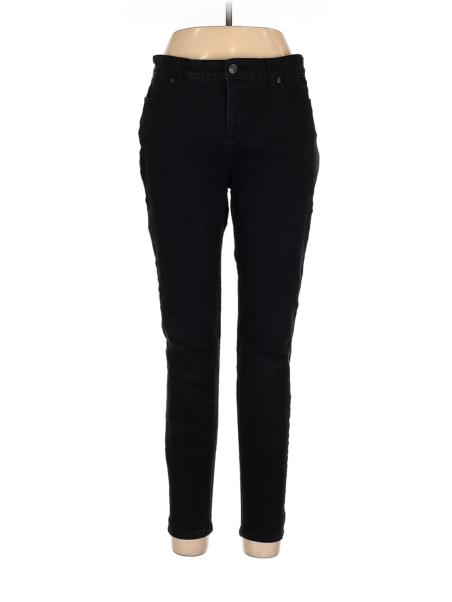 Talbots Outlet Solid Black Jeans Size 10 - 52% off | thredUP