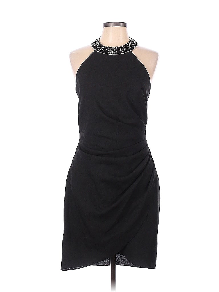 Betsy & Adam 100% Rayon Solid Black Cocktail Dress Size 11 - photo 1