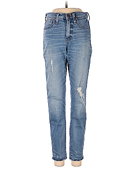 Madewell 9" High-Rise Skinny Jeans: Destructed-Hem Edition (view 1)