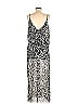 Wet Seal 100% Polyester Animal Print Leopard Print Silver Casual Dress Size M - photo 2