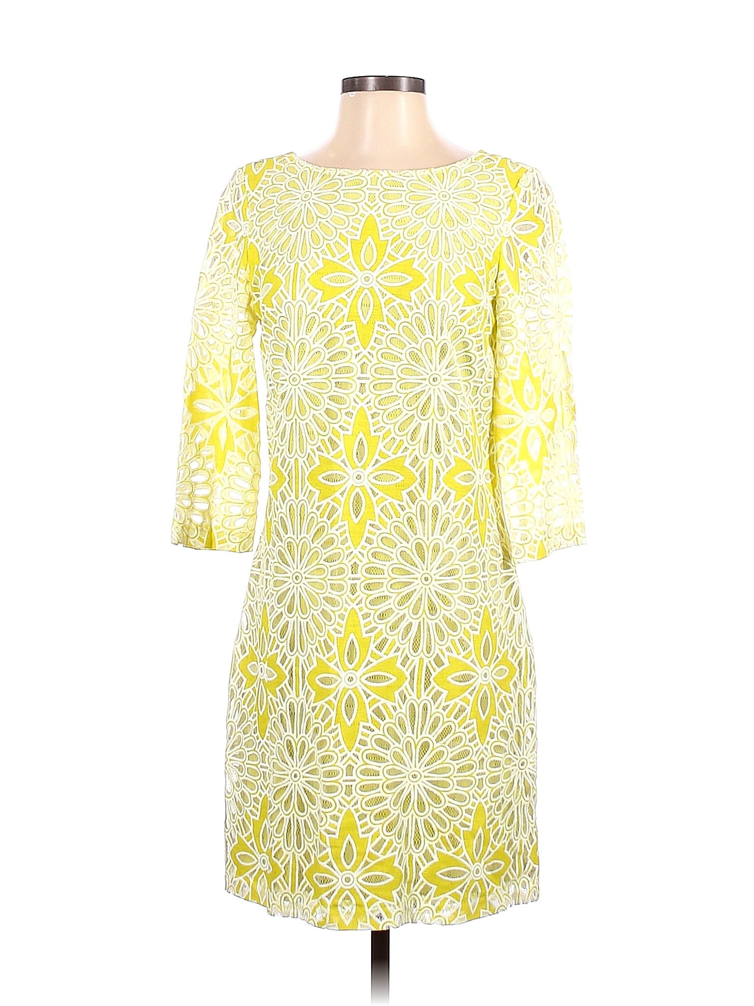 Belle badgley discount mischka yellow dress