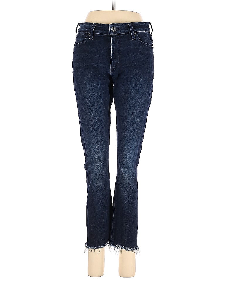 Lucky Brand Solid Blue Jeans Size 4 85 off ThredUp