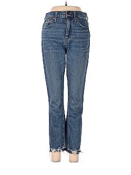 Madewell The High-Rise Slim Boyjean in Melbourne Wash (view 1)