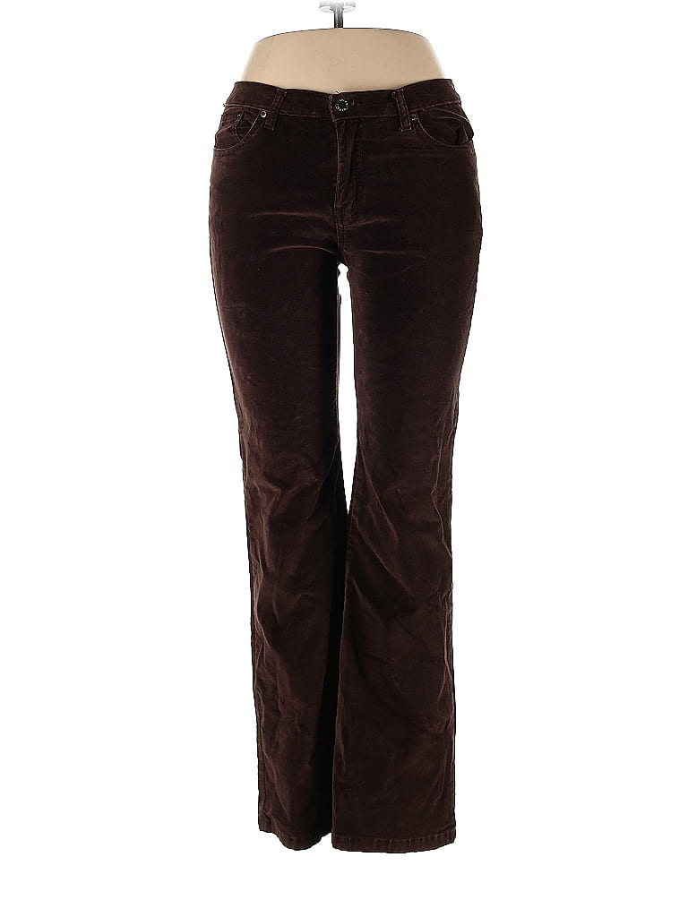 Alberto Makali Solid Brown Jeans Size 10 - photo 1