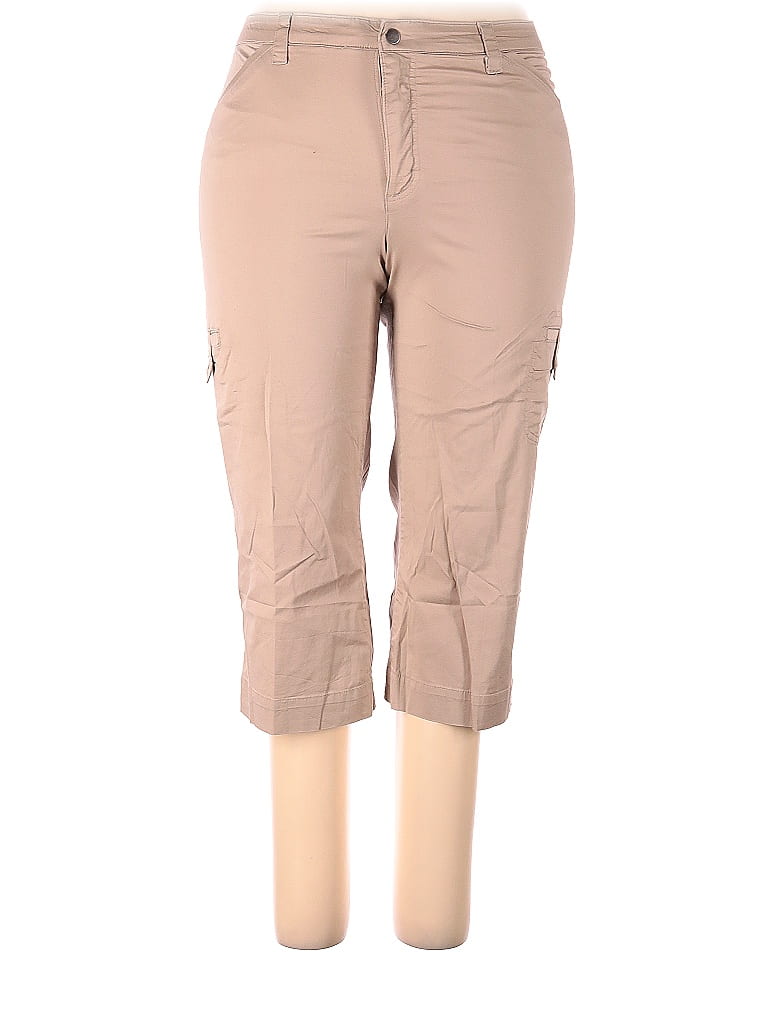 Lee Solid Tan Cargo Pants Size 18 (Plus) - photo 1