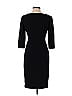 David Meister Solid Black Casual Dress Size 4 - photo 2