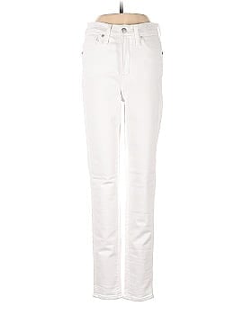 Madewell 10" High-Rise Skinny Jeans in Pure White (view 1)