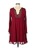 Fab'rik 100% Polyester Burgundy Red Casual Dress Size M - photo 1