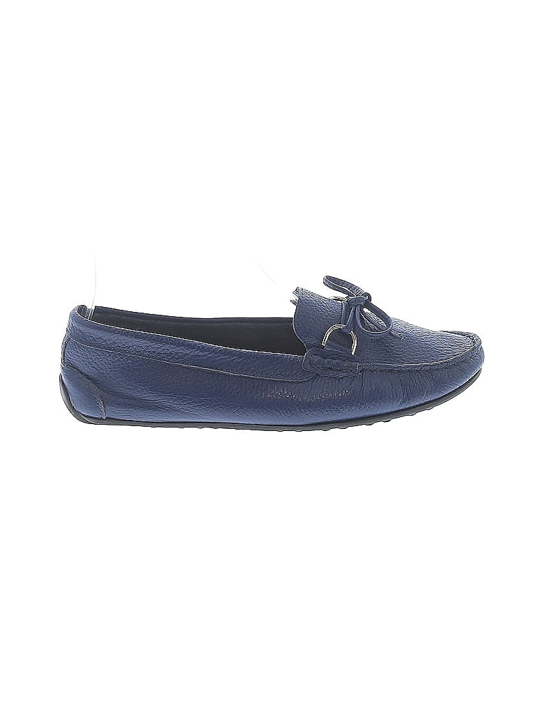 Massino Matteo Solid Navy Blue Flats Size 8 - 73% off | thredUP