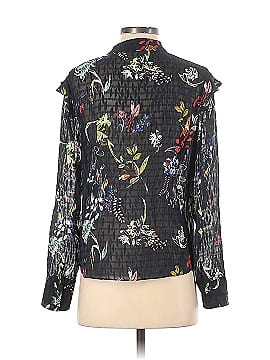 Tanya Taylor Long Sleeve Silk Top (view 2)