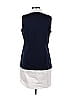 Sail to Sable Color Block Solid Navy White Casual Dress Size L - photo 2