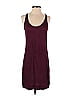 Calvin Klein Solid Burgundy Casual Dress Size S - photo 1