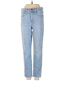 Madewell 10" High-Rise Roadtripper Authentic Skinny Jeans in Catalano Wash (view 1)