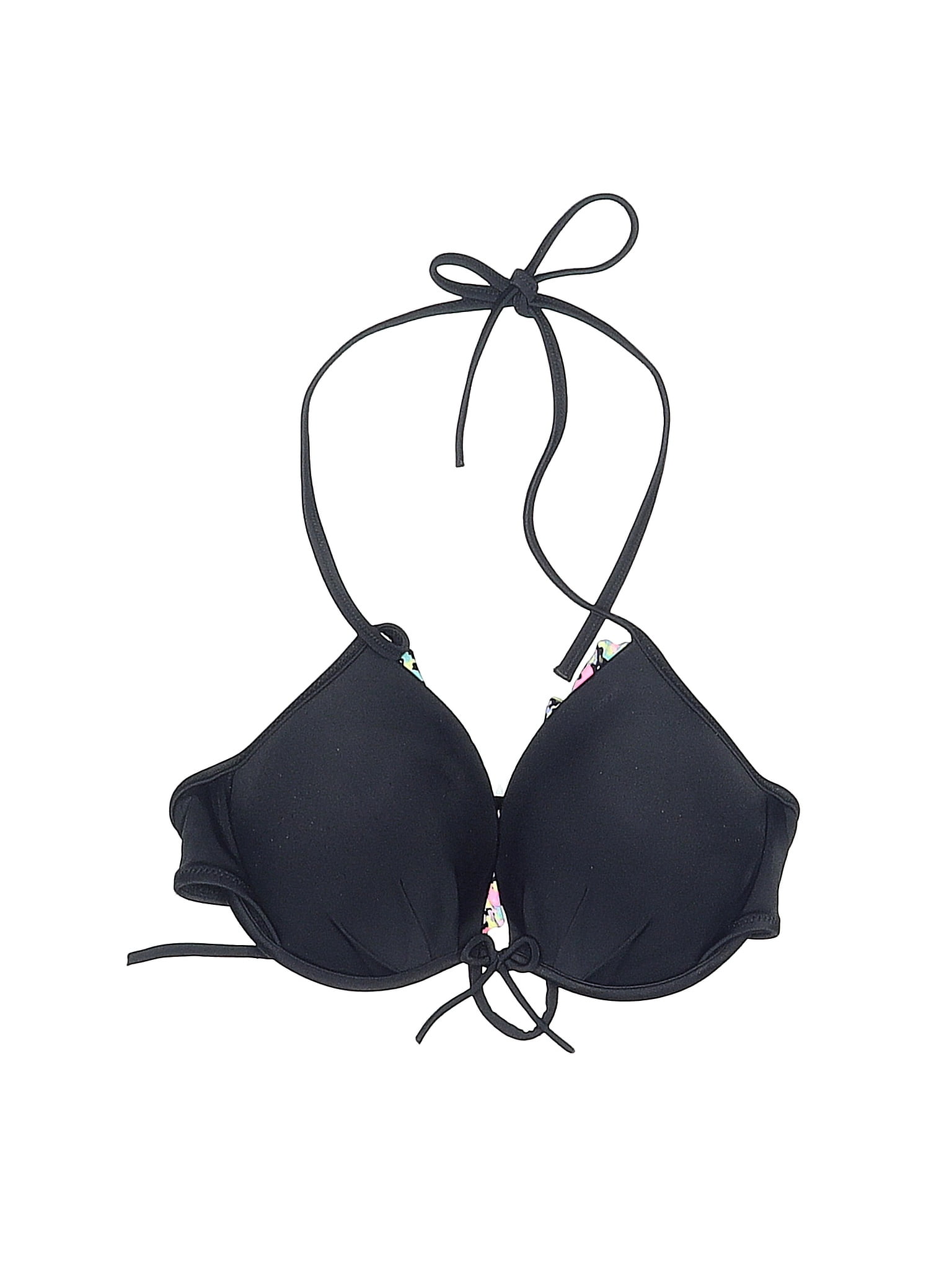 Victoria's Secret Solid Black Swimsuit Top Size Sm (34B) 62 off