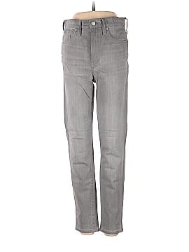 Madewell 10" High-Rise Skinny Crop Jeans in Salem Wash (view 1)