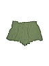 Unbranded 100% Viscose Solid Green Shorts Size L - photo 2