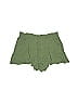 Unbranded 100% Viscose Solid Green Shorts Size L - photo 1