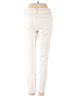 Madewell 8" Skinny Jeans in Pure White (view 2)