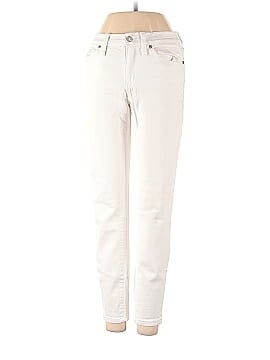 Madewell 8" Skinny Jeans in Pure White (view 1)