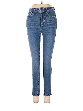 Madewell 10" High-Rise Skinny Crop Jeans in Bradfield Wash (view 1)