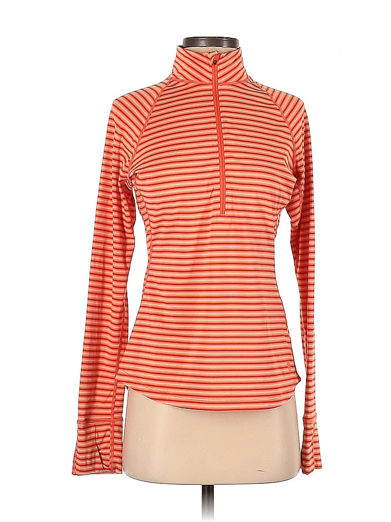 Mountain Hardwear Stripes Orange Track Jacket Size S - photo 1