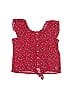 Justice Red Short Sleeve Top Size XLP(16/18) - photo 1