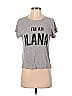 Wildfox Graphic Marled Gray Short Sleeve T-Shirt Size S - photo 1
