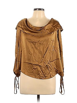 LPA Long Sleeve Silk Top (view 1)