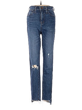 Madewell Curvy High-Rise Skinny Jeans: Drop Step-Hem Edition (view 1)