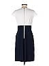 Tahari Color Block Solid Navy Blue Casual Dress Size 6 - photo 2