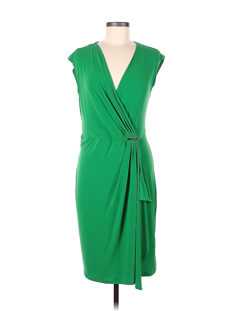MICHAEL Michael Kors Solid Green Cocktail Dress Size M - 71% off | thredUP