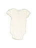 Carter's 100% Cotton Graphic Ivory Short Sleeve Onesie Size Newborn - photo 2