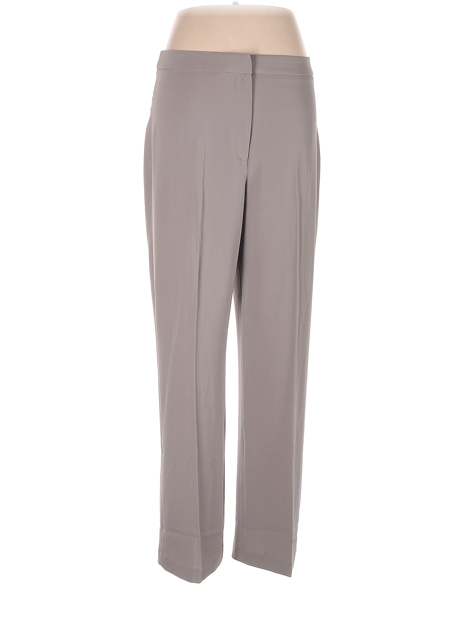 H&M Solid Gray Tan Dress Pants Size 14 55 off thredUP