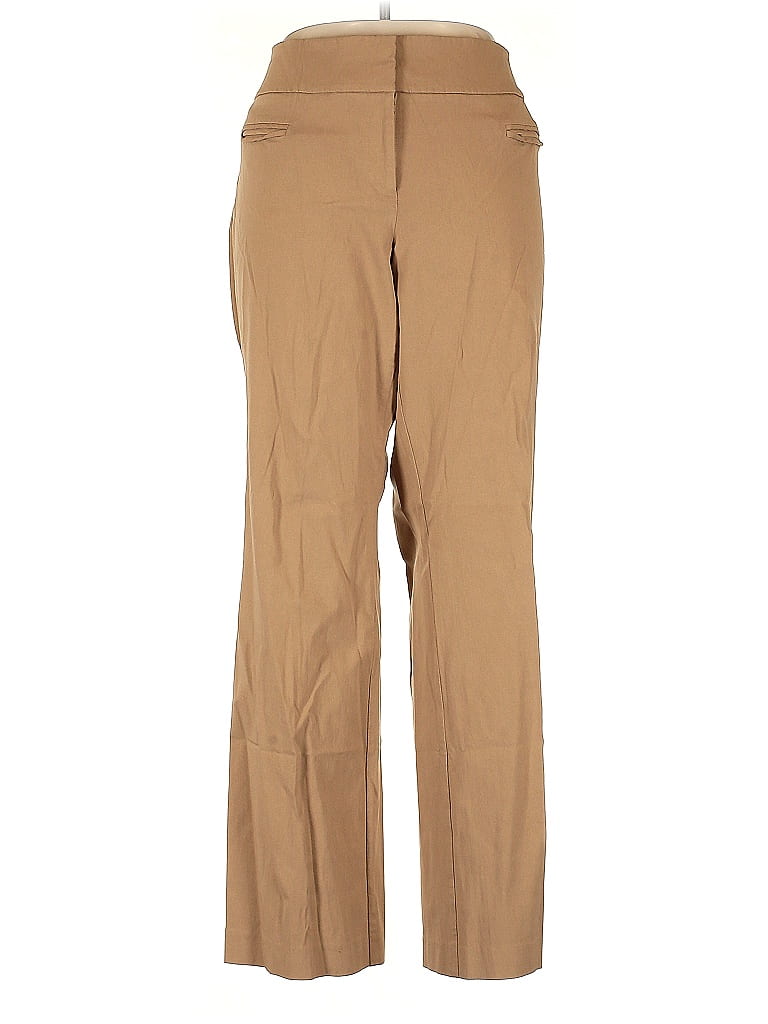 Lane Bryant Solid Brown Tan Dress Pants Size 18 Plus (3) (Plus) - 67% ...