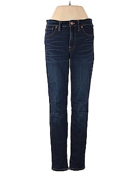 Madewell 9" Mid-Rise Skinny Jeans in Larkspur Wash: TENCEL&trade; Denim Edition (view 1)