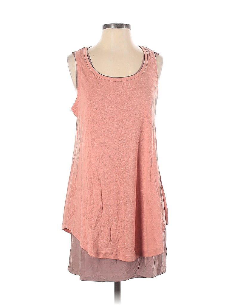 LOGO by Lori Goldstein Color Block Pink Tank Top Size S 70 off thredUP