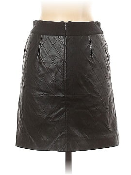 Ann Taylor Factory Faux Leather Skirt (view 2)