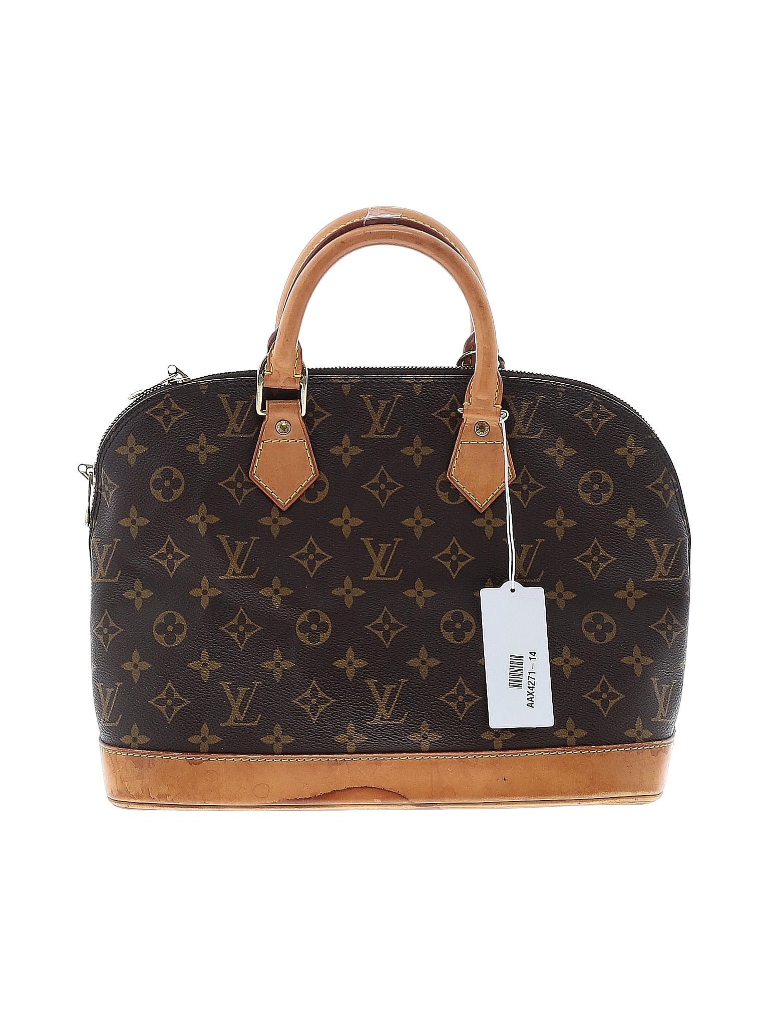 Louis Vuitton 100% Coated Canvas Color Block Black Brown Monogram Canvas  Alma Bag One Size - 50% off