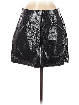 Just Fab Faux Leather Skirt (view 1)