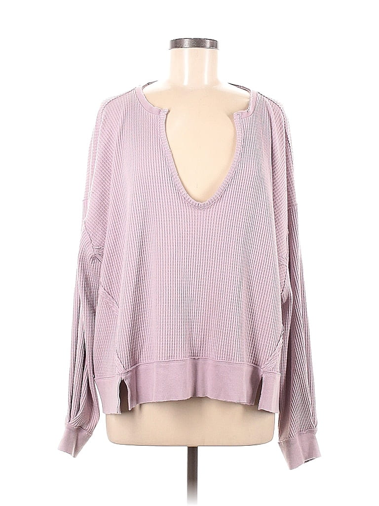 We the Free Lavender Purple Thermal Top Size S - 65% off | thredUP