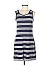 Charming Charlie Color Block Stripes Multi Color Blue Casual Dress Size M - photo 1