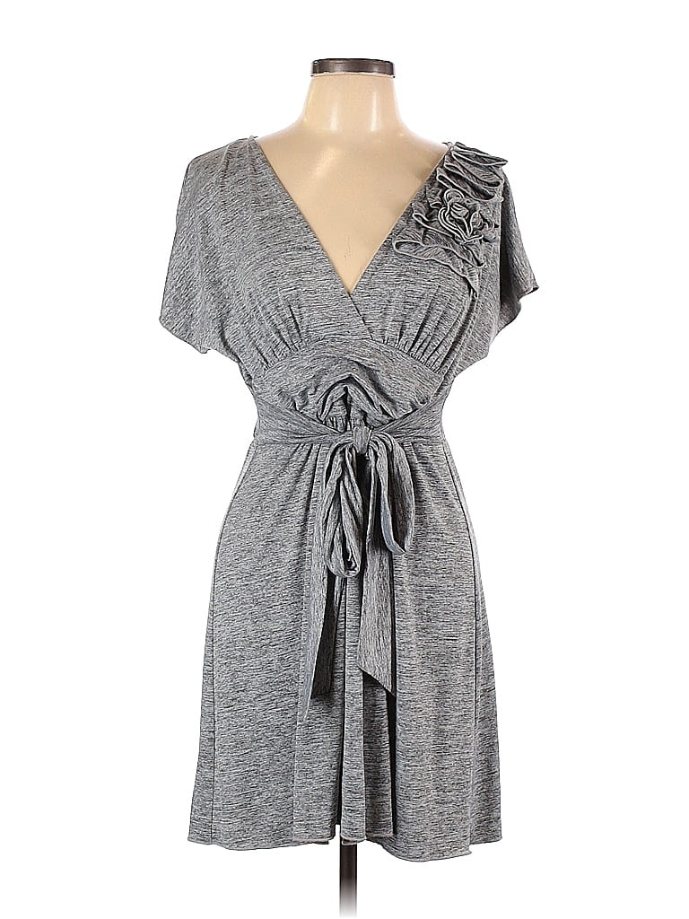 Speechless Gray Casual Dress Size L - photo 1