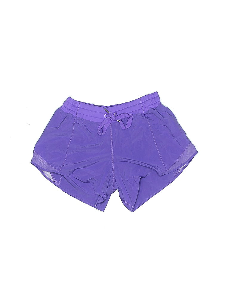 Lululemon Athletica Solid Purple Athletic Shorts Size 8 48 off thredUP