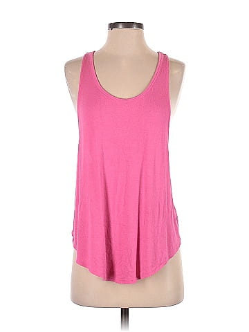 Athleta Solid Pink Tank Top Size S - 44% off
