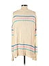 Mumu Mellow 100% Polyester Floral Jacquard Floral Motif Batik Aztec Or Tribal Print Ivory Pullover Sweater Size XS - photo 2