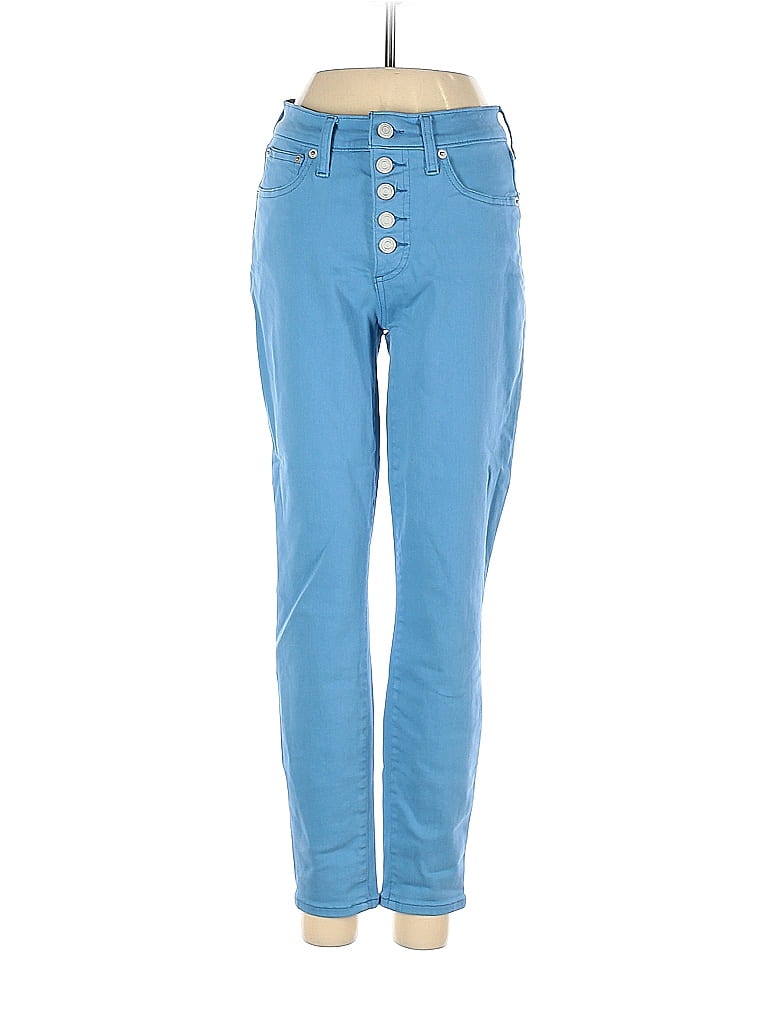 Lucky Brand Solid Blue Jeans Size 2 87 off ThredUp