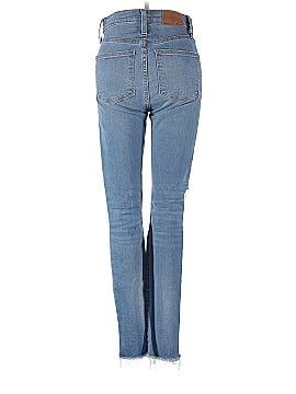 Madewell 9" High-Rise Skinny Jeans in Ontario Wash: Distressed-Hem Edition (view 2)