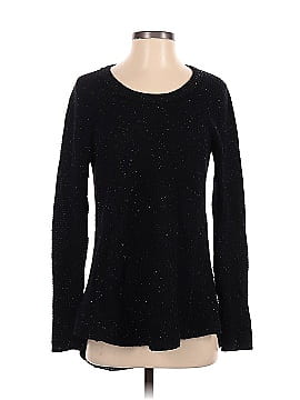 Aqua Cashmere Pullover Sweater (view 1)